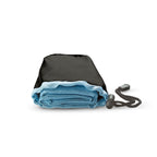 Branded Sports Towel in Nylon Pouch in Blue