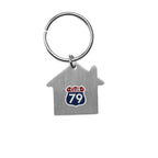 Branded Brushed Metal House Key Holder