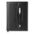 Branded A5 PU Notebook Portfolio with Pen without branding