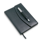 Branded A5 PU Notebook Portfolio with Pen