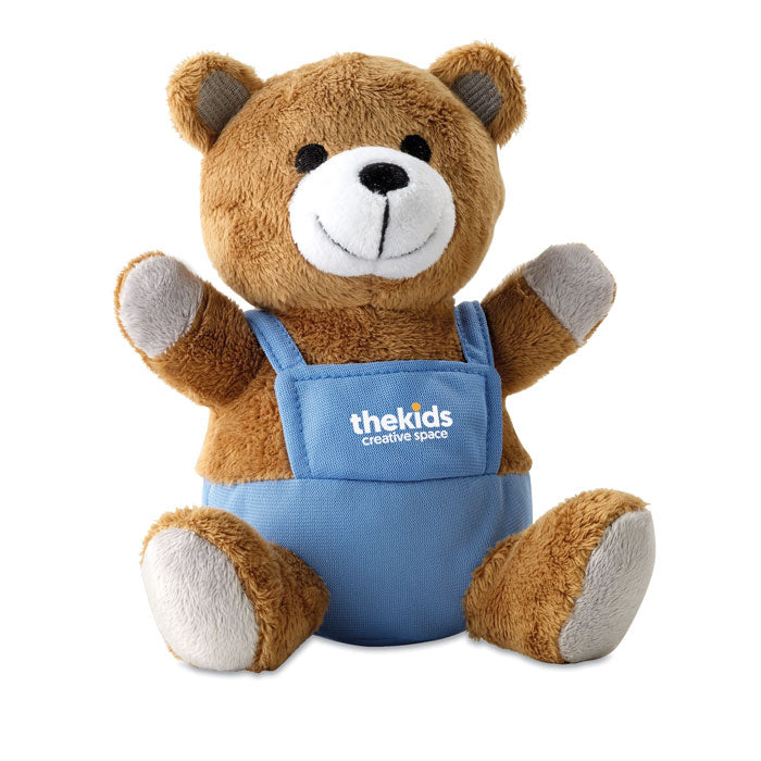 Branded Bear Plush with Colourful Outfit