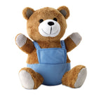 Branded Bear Plush with Colourful Outfit without branding