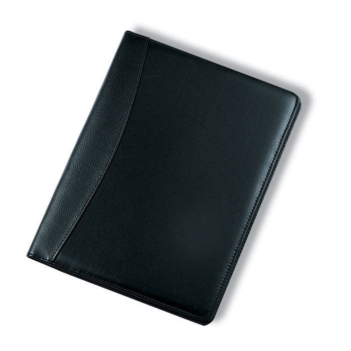 Branded A4 Faux Leather Portfolio with Calculator and Pen without branding