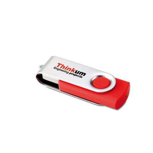 USB Flash Drive with Protective Metal Cover