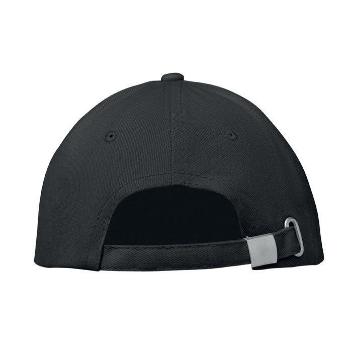 Branded 6 Panel Brushed Cotton Baseball Cap 260gsm without branding
