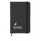 Branded A6 Hard PU Cover Notebook in Black