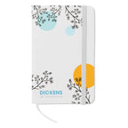 Branded A6 Hard PU Cover Notebook in White