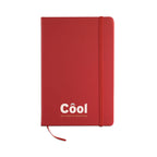 Branded A5 Hard PU Cover Notebook in Red