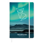 Branded A5 Hard PU Cover Notebook in White