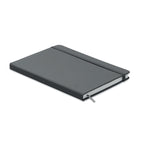 Branded A5 Hard PU Cover Notebook in Grey