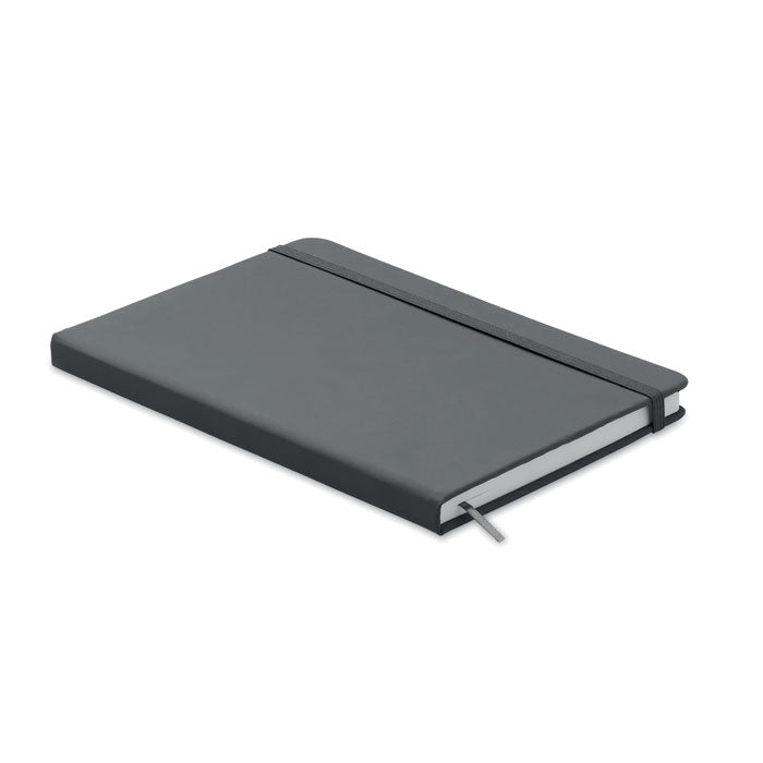 Branded A5 Hard PU Cover Notebook in Grey