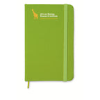 Branded A5 Hard PU Cover Notebook in Green
