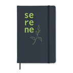 Branded A5 Hard PU Cover Notebook in Blue