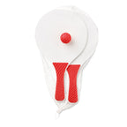 Branded Small Beach Tennis Set in Red