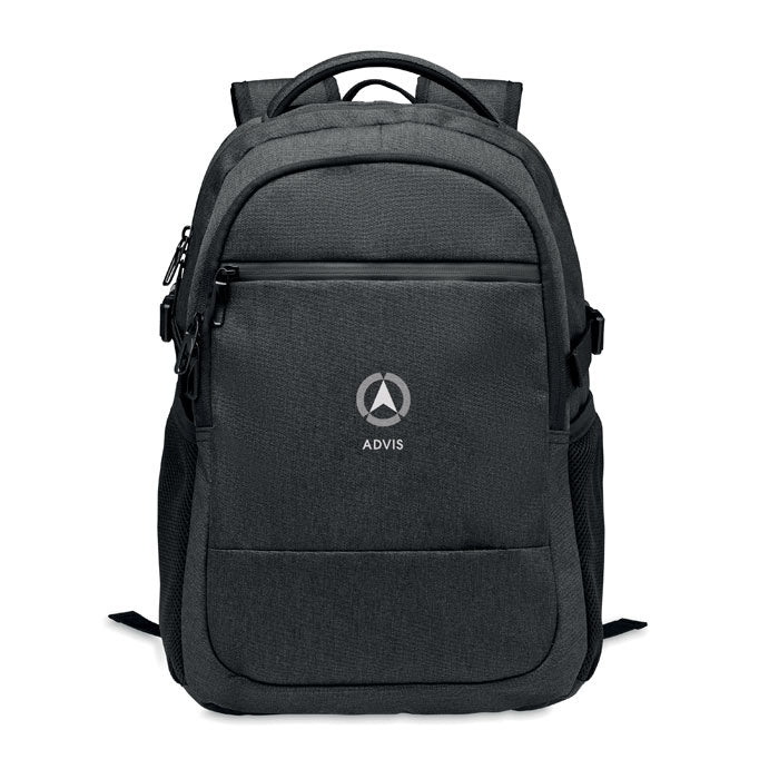 Branded 600D RPET Laptop Backpack without branding