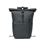 Branded 300D RPET Rolltop Backpack without branding