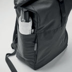 Branded 300D RPET Rolltop Backpack without branding
