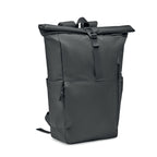 Branded 300D RPET Rolltop Backpack without branding