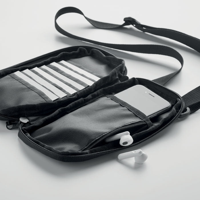 Branded RPET Cross Body Phone Bag without branding