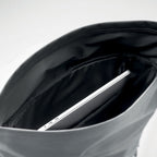 Branded Reflective Rolltop Backpack without branding