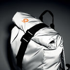 Branded Reflective Rolltop Backpack without branding