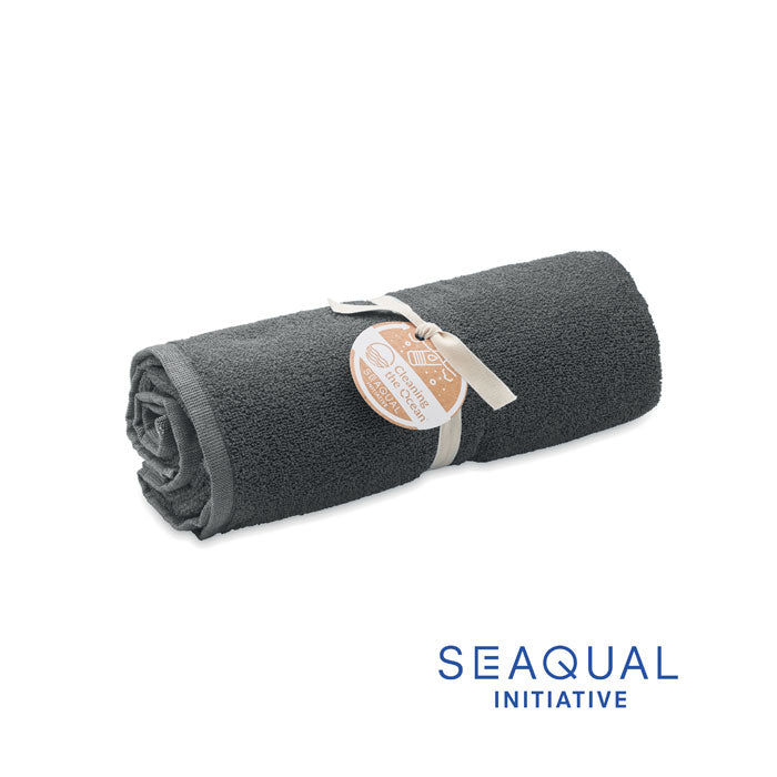 Branded SEAQUAL Towel 70 x 140cm in Grey