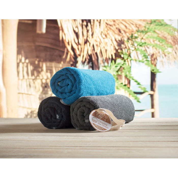 Branded SEAQUAL Towel 70 x 140cm in use