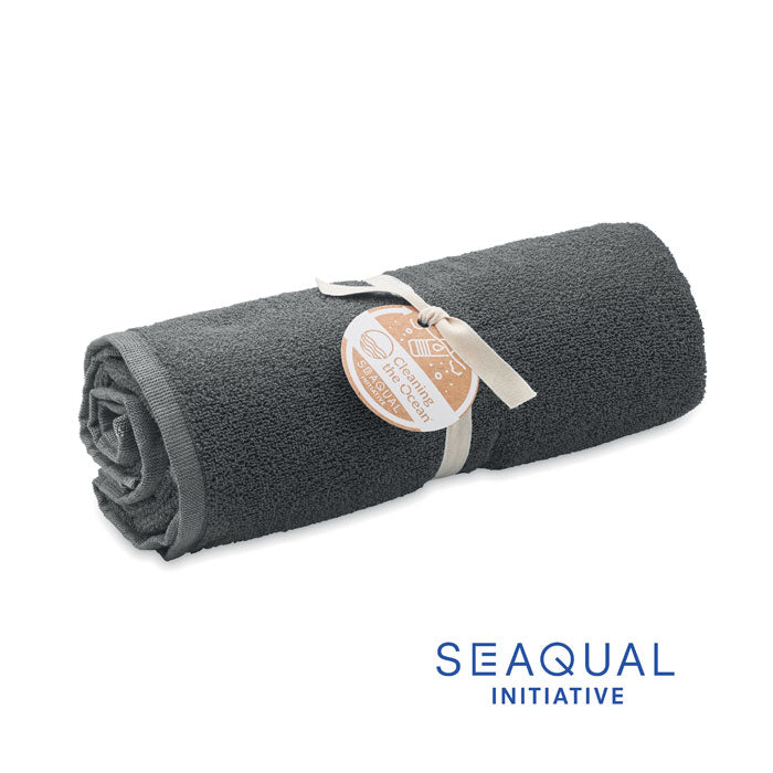 Branded SEAQUAL Towel 100 x 170cm in Grey