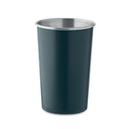 Branded reusable recycled steel cup
