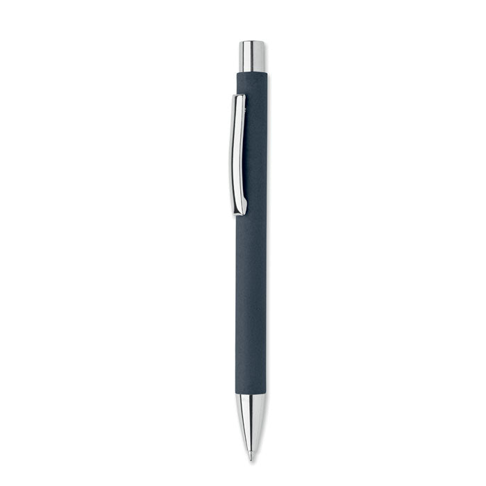 Branded recycled paper push button pen