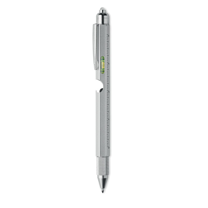 Branded Spirit Level Pen with Ruler and LED without branding