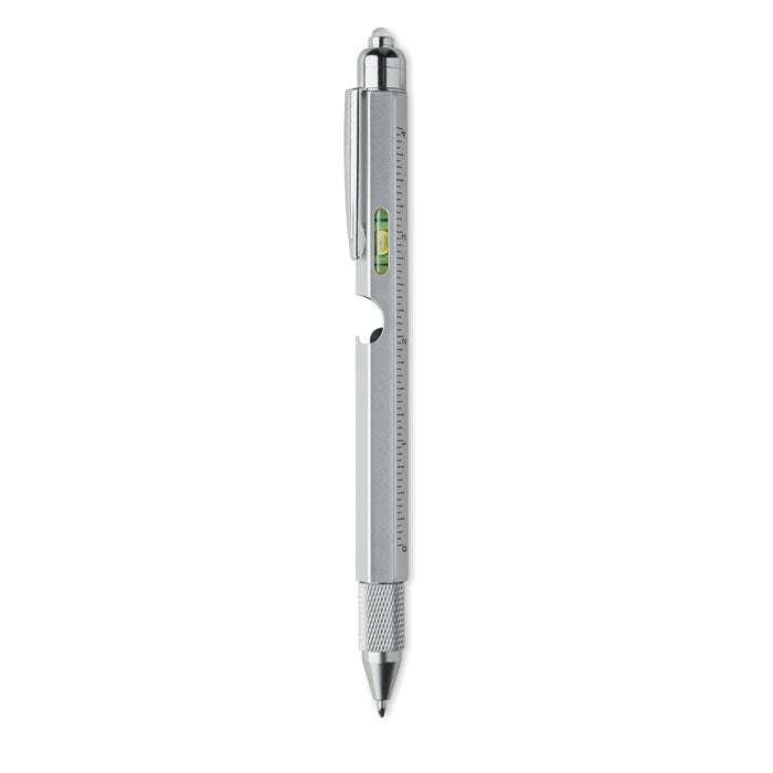 Branded Spirit Level Pen with Ruler and LED without branding