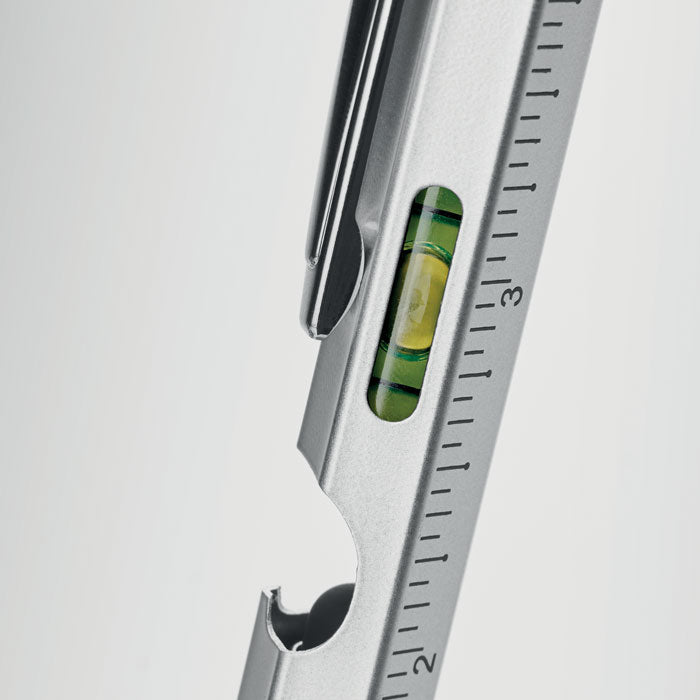 Branded Spirit Level Pen with Ruler and LED without branding