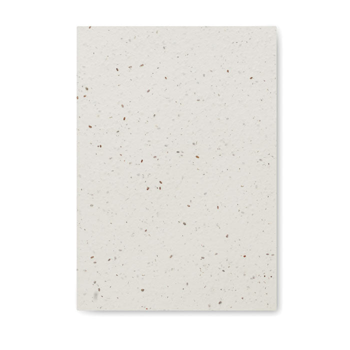 Branded A5 Seed Paper Cover Notebook without branding