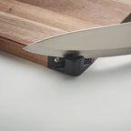 Branded Acacia Wood Cutting Board with Knife Sharpener without branding
