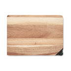 Branded Acacia Wood Cutting Board with Knife Sharpener