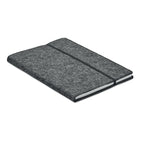Branded A5 RPET Felt Cover Notebook