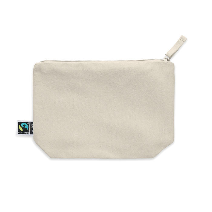 Branded Fairtrade Cotton Cosmetic Bag without branding
