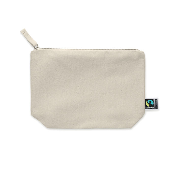 Branded Fairtrade Cotton Cosmetic Bag without branding