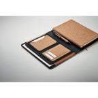 Branded A5 Cork Portfolio with Pen without branding