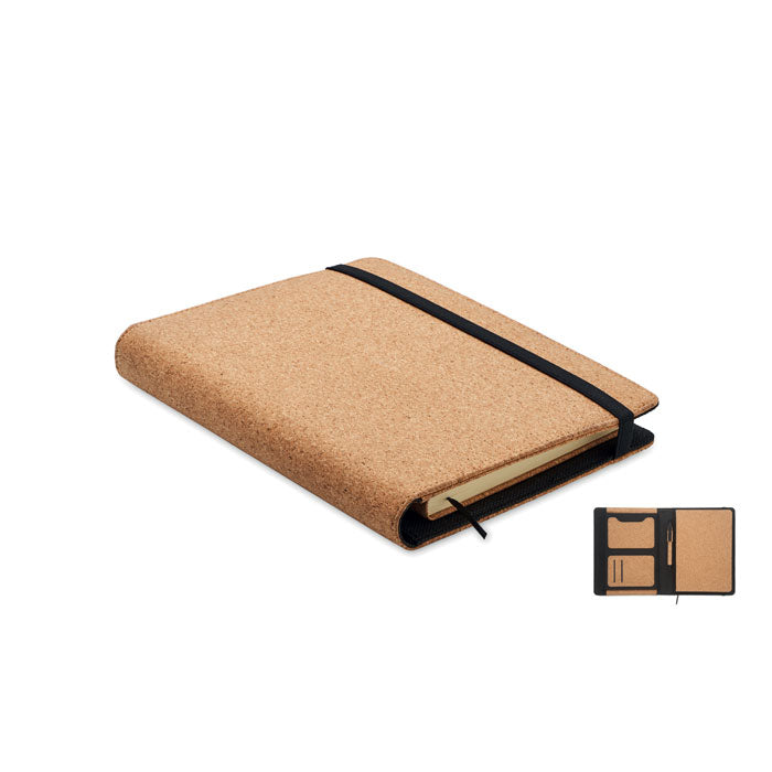 Branded A5 Cork Portfolio with Pen