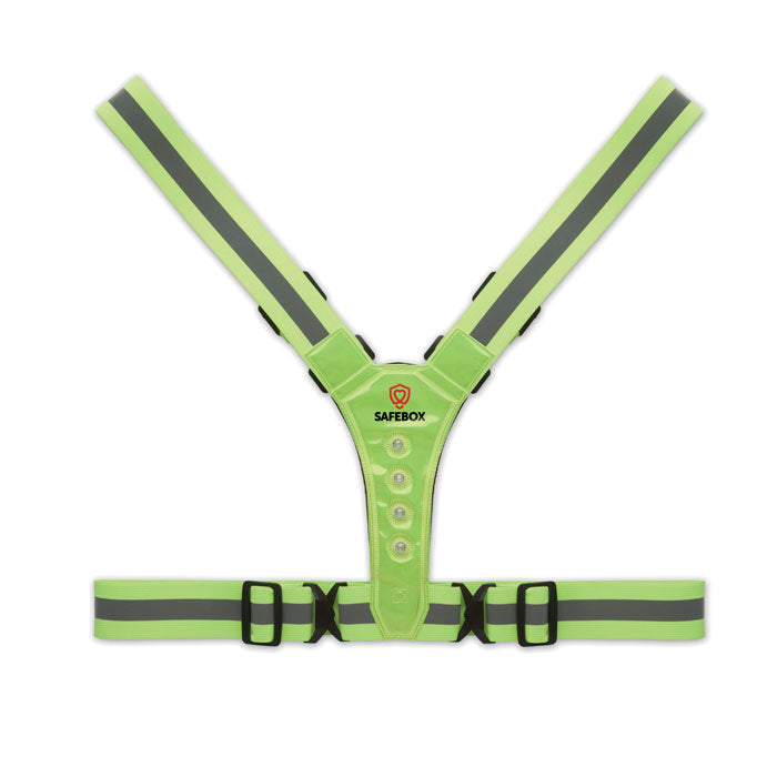 Branded Reflective Body Belt with LED