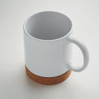 Branded Sublimation Ceramic Cork Mug 280ml without branding