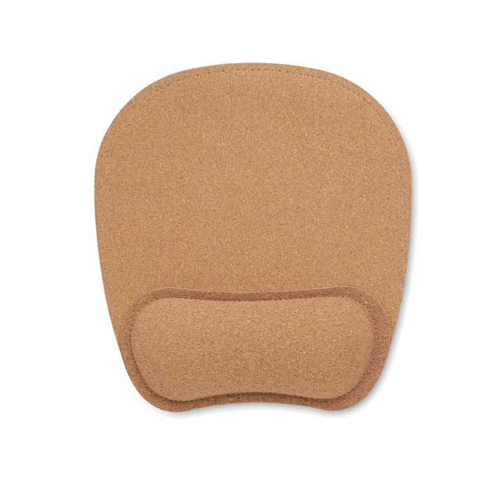 Branded Cork Ergonomic Mouse Mat without branding