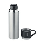Branded vacuum flask, open