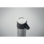 Branded Vacuum Flask with Cup Lid in use