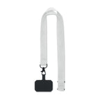 Phone Holder Lanyard in White