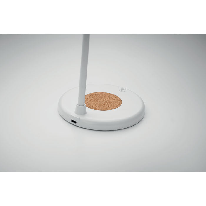 Branded Wireless Phone Charging Office Lamp with Speaker without branding