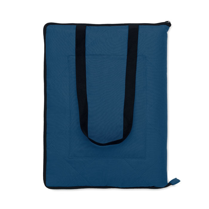 Branded Foldable Quilted Picnic Blanket with Tote Bag without branding