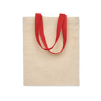 Branded Small Cotton Gift Bag 140gsm in Red